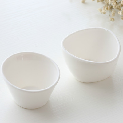 originality Mini Melamine circular Plastic Flower pot Produce Manufactor Direct selling wholesale Green plant desktop white square