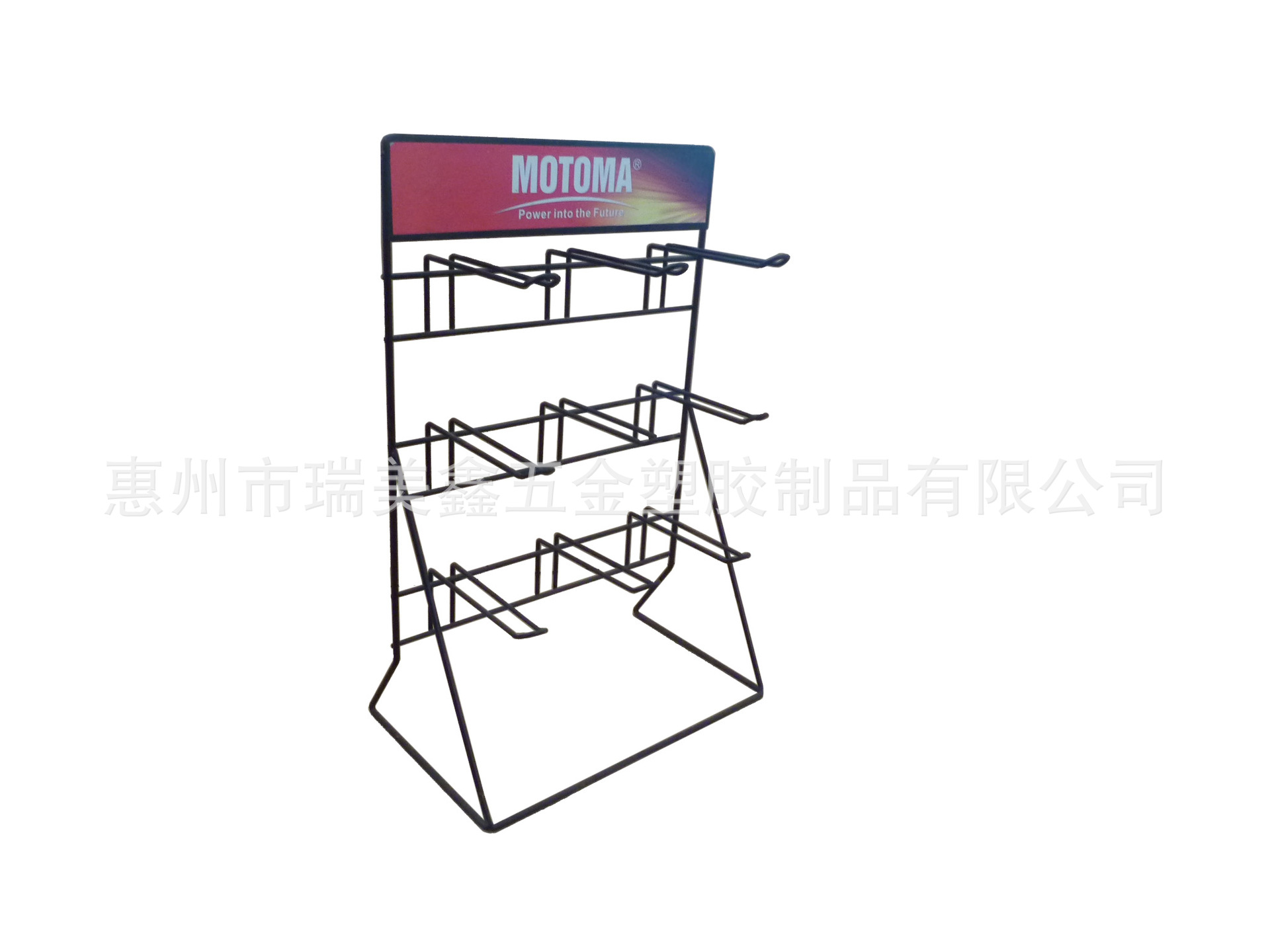 加工定制 双面挂钩架 台式专用转盘挂钩双面展示架 电池架