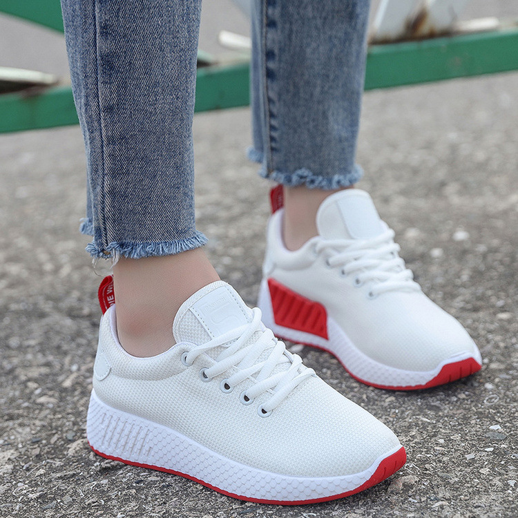 Baskets femme en PU artificiel - Ref 3421293 Image 56