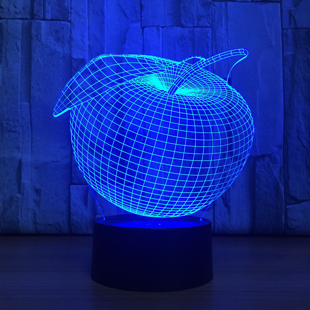 亚克力创意usb床头灯3d小夜灯