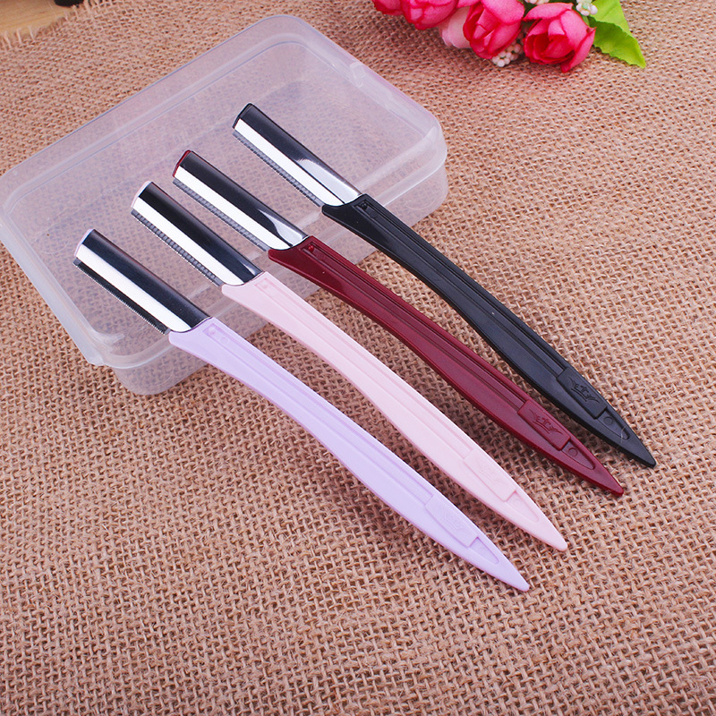 Macro blade eyebrow knife shaving knife women's eyebrow knife makeup beauty tools manufacturers wholesale
