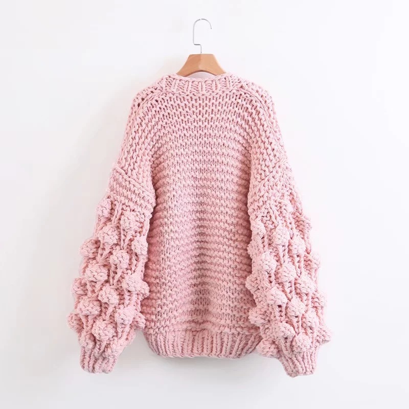 autumn and winter new thick wool handmade sweater  NSAC21749