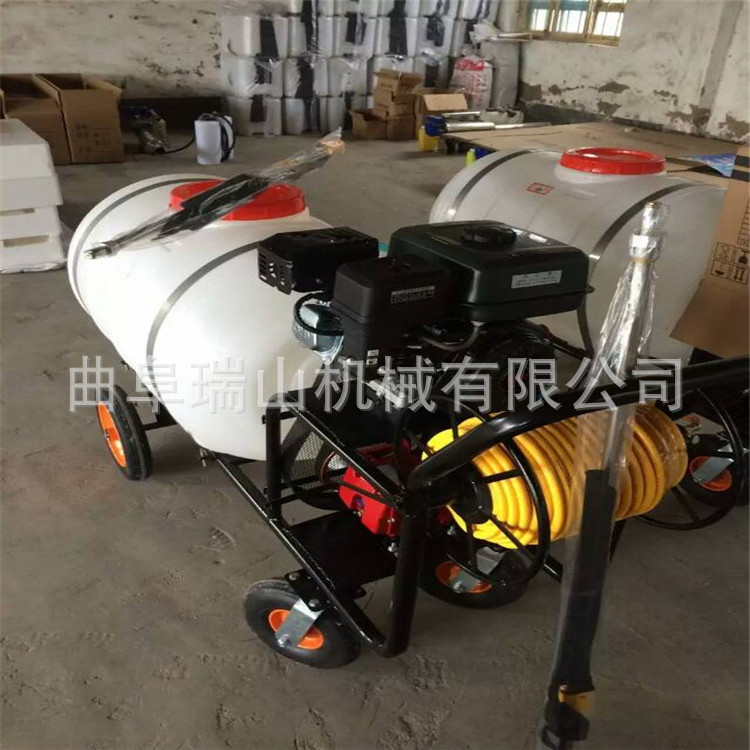 促销经济实用可拉管进地推车打药机 汽油大压力除虫打药机