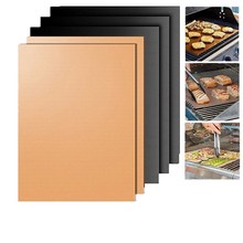 Amazon nổ mô hình BBQ nướng thịt nướng pad pad Teflon PTFE nhiệt độ cao sợi thủy tinh chịu không dính nướng mat mat Dụng cụ nướng