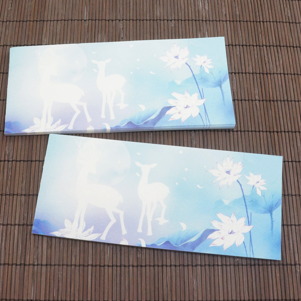 연꽃 사슴 그림자