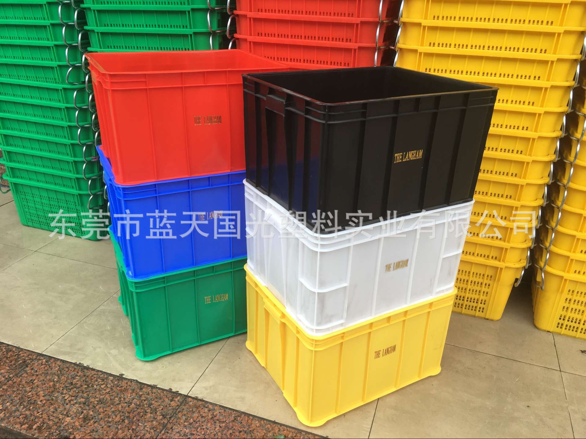 厂家直销塑料周转箱 储物箱 全新料 塑胶箱 颜色多样