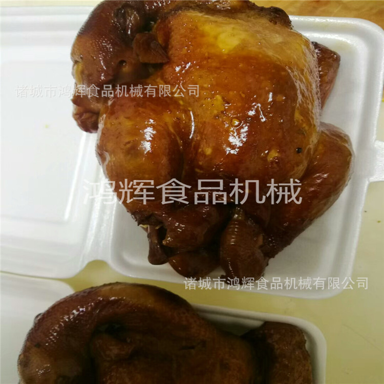 现货家用烧鸡糖熏炉全自动熟食烟熏机商用烤鸭箱304不锈钢材质