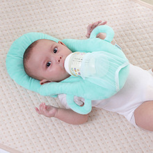 婴儿喂奶枕头宝宝喂奶枕定型枕两用可拆卸防吐奶便携枕现货批发