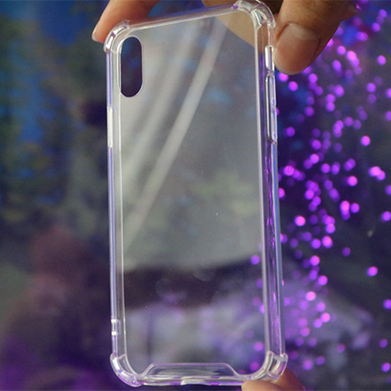 新款無夾口亞克力二合一手機殼 IPhonex防摔DIY工藝素材手機殼