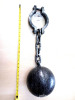 Halloween perform prop Iron ball Hammer Plastic toys Prisoner Chains Bracelet COSPLAYToys