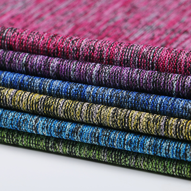 厂家直销粗针提花鞋面布料 居家户外新款飞织针织鞋辅料网布面料