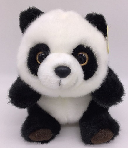 小熊猫基地黑白大摇头熊猫毛绒玩具公仔成都礼物出国礼品