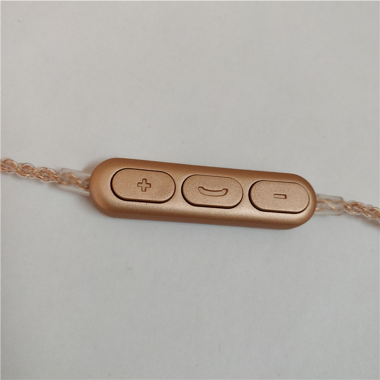 蓝牙耳机线_舒尔se535 DIY定制单晶镀银线蓝牙耳机线