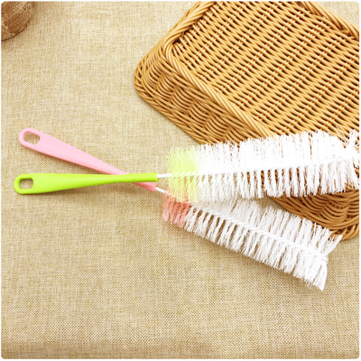 母嬰用品批發都來都玩PP嬰幼兒寶寶奶瓶刷加長手柄水杯塑料刷子