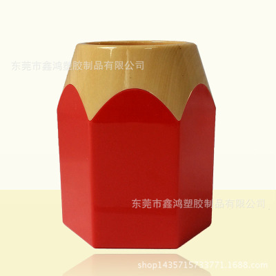Manufactor wholesale customized originality ABS gules pen container Customize advertisement Promotion multi-function pencil Plastic pen container