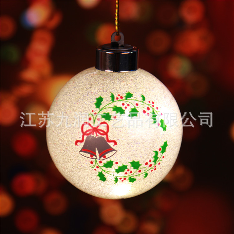 碎银玻璃球/外镀银圣诞球/带灯圣诞球/装LED玻璃球/碎银圣诞球-阿里巴巴
