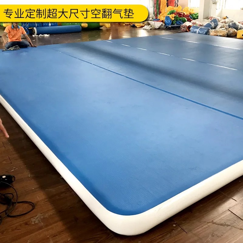 Taekwondo Somersault air cushion wire drawing A martial art Parkour Somersault Gymnastics mats inflation Physical fitness Supplies