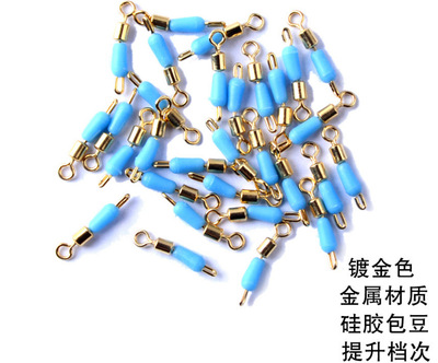 silica gel fast clamp Opening Character ring Subline connector fishing gear Fishing parts bulk