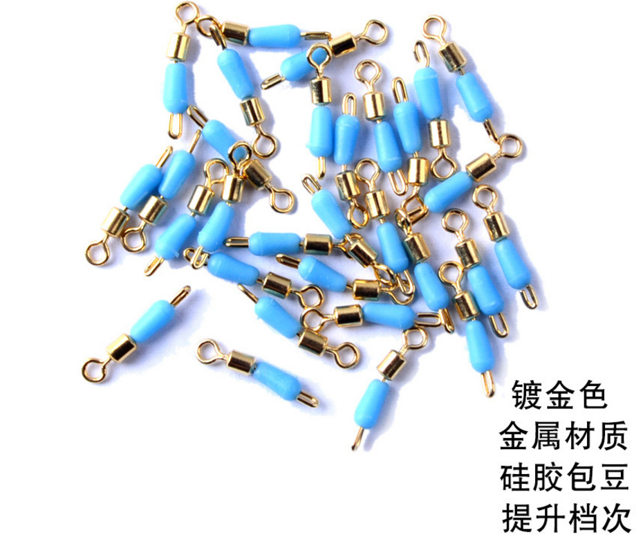 silica gel fast clamp Opening Character ring Subline connector fishing gear Fishing parts bulk