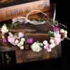 Hair accessory for bride, beach headband suitable for photo sessions, flowered