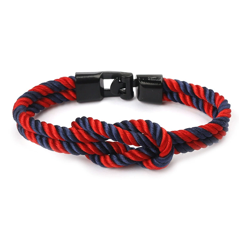 Brand nylon fashionable retro woven bracelet for men and women for beloved, simple and elegant design, Birthday gift