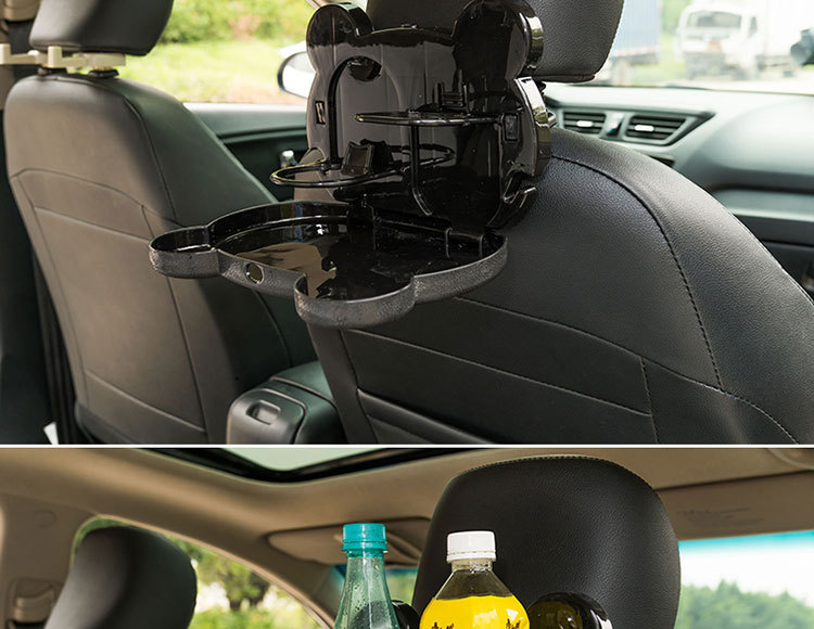 Cartoon car foldable dining table dining table rear seat car cup holder car water cup holder car beverage holder multi-function