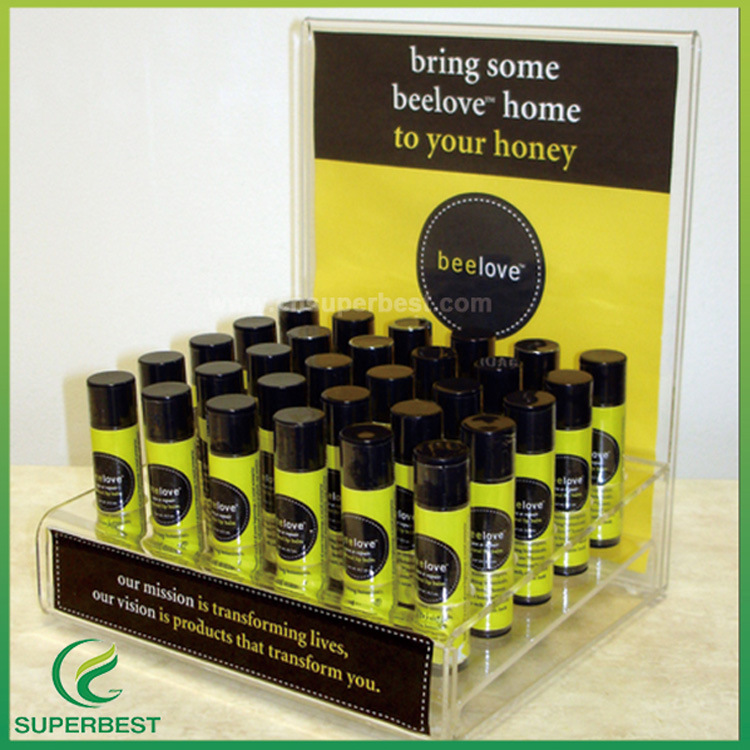 厂家美甲亚克力展示架化妆品美容展示架有机玻璃化妆品指甲油胶色