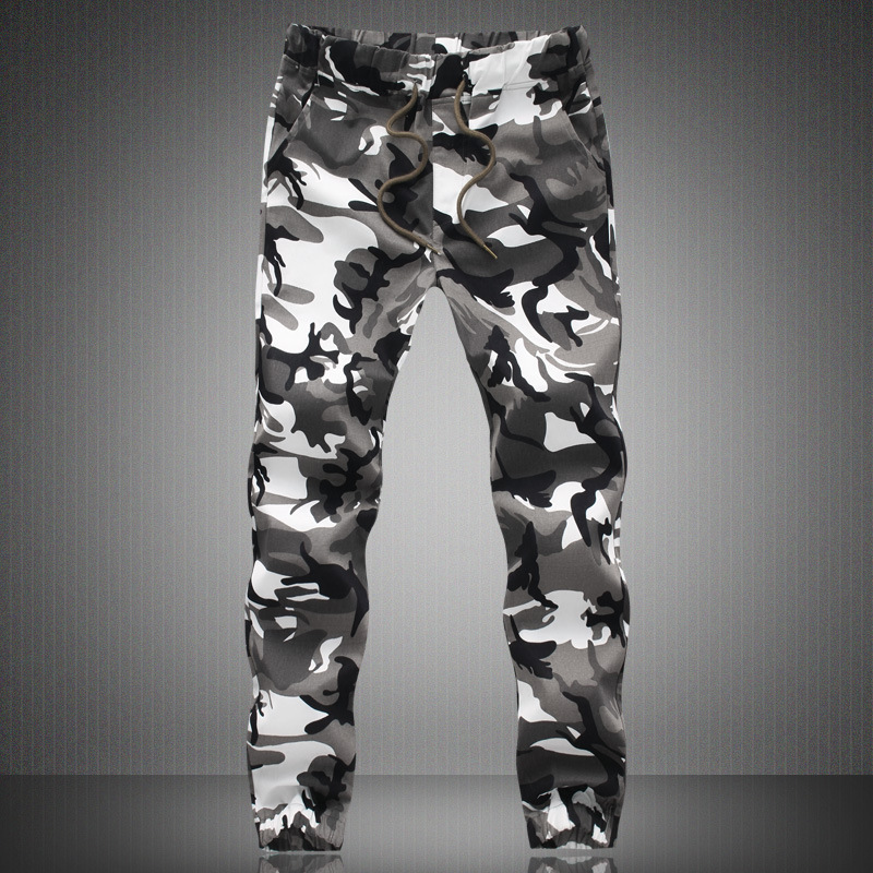 M-5X Mens Spring and Autumn Pencil Harem Pants Military Pants Loose Comfortable Cargo Trousers Camo Joggers Men's Casual Pants _voghion.com