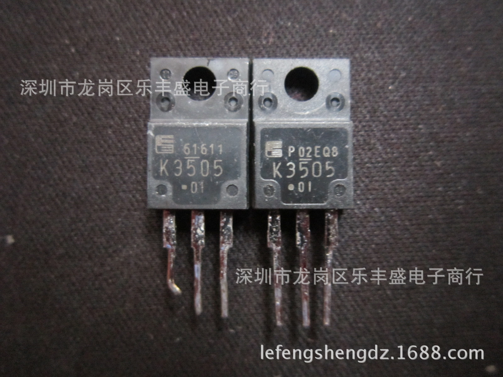 K3505 2SK3505-01MR 拆机FUJI TO-220F N沟道硅功率MOS 14A 500V