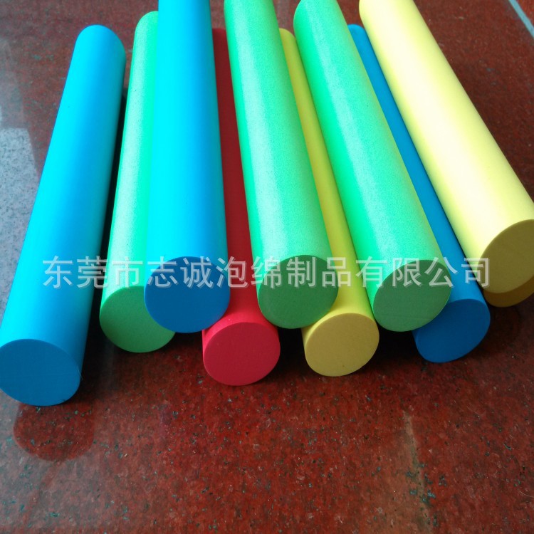 本厂长期生产EVA一体成型圆形空心小柱子儿童积木柱子线切割EVA圆