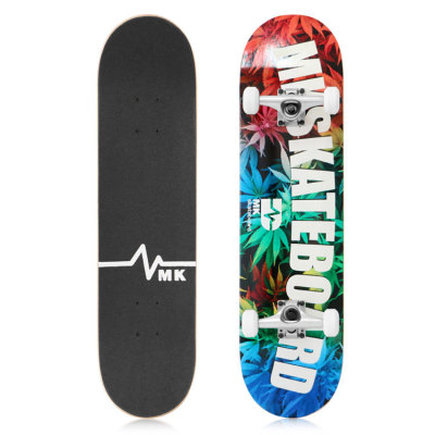 時尚初學者滑板少年炫酷代步滑行溜板 四輪滑板成人雙翹板批發