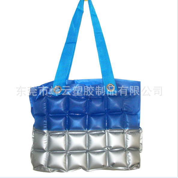 专业生产:PVC充气旅行包 PVC充气防水包 PVC充气休闲购物包包