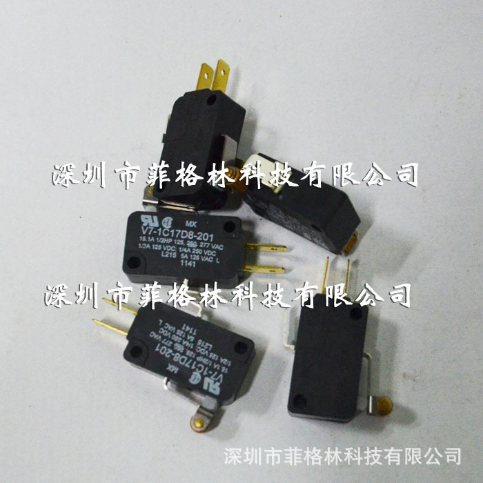 【实物拍照】V7-1C17D8-201 美国霍尼韦尔honeywell 微动开关