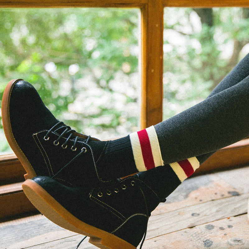 新品 秋冬日系襪子批發 英倫學院風條紋棉襪 抽條堆堆襪 潮流女襪