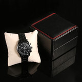 Изысканные часы, полиуретановая эластичная подарочная коробка, с печатью вашего логотипа, подарок на день рождения, простой крой