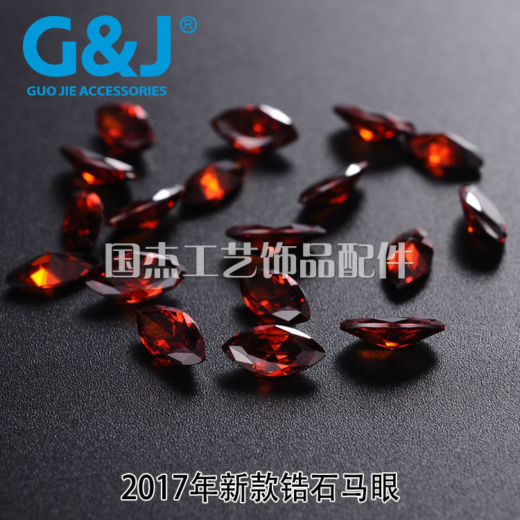 锆石马眼红色