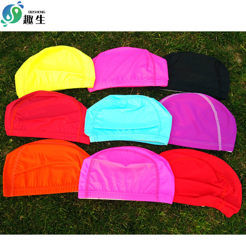 2017 manufacturers supply new adult swimming caps, printed swimming pool and reservoir seaside comfortable colorful swimming cloth caps