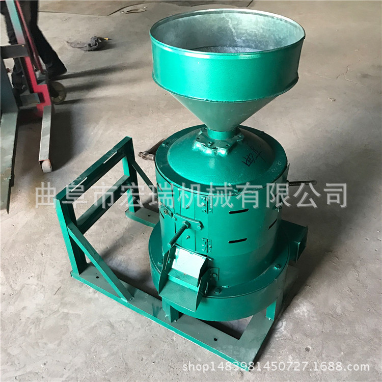 小型稻谷碾米机玉米渣机 双风道碾米机粮食加工设备3是1宏瑞HR-33