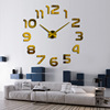 Taobao Expressway Creative Acrylic Mirror Wall Sticker Living Room lying DIY Mirror Mirroring Clock Wall Patch