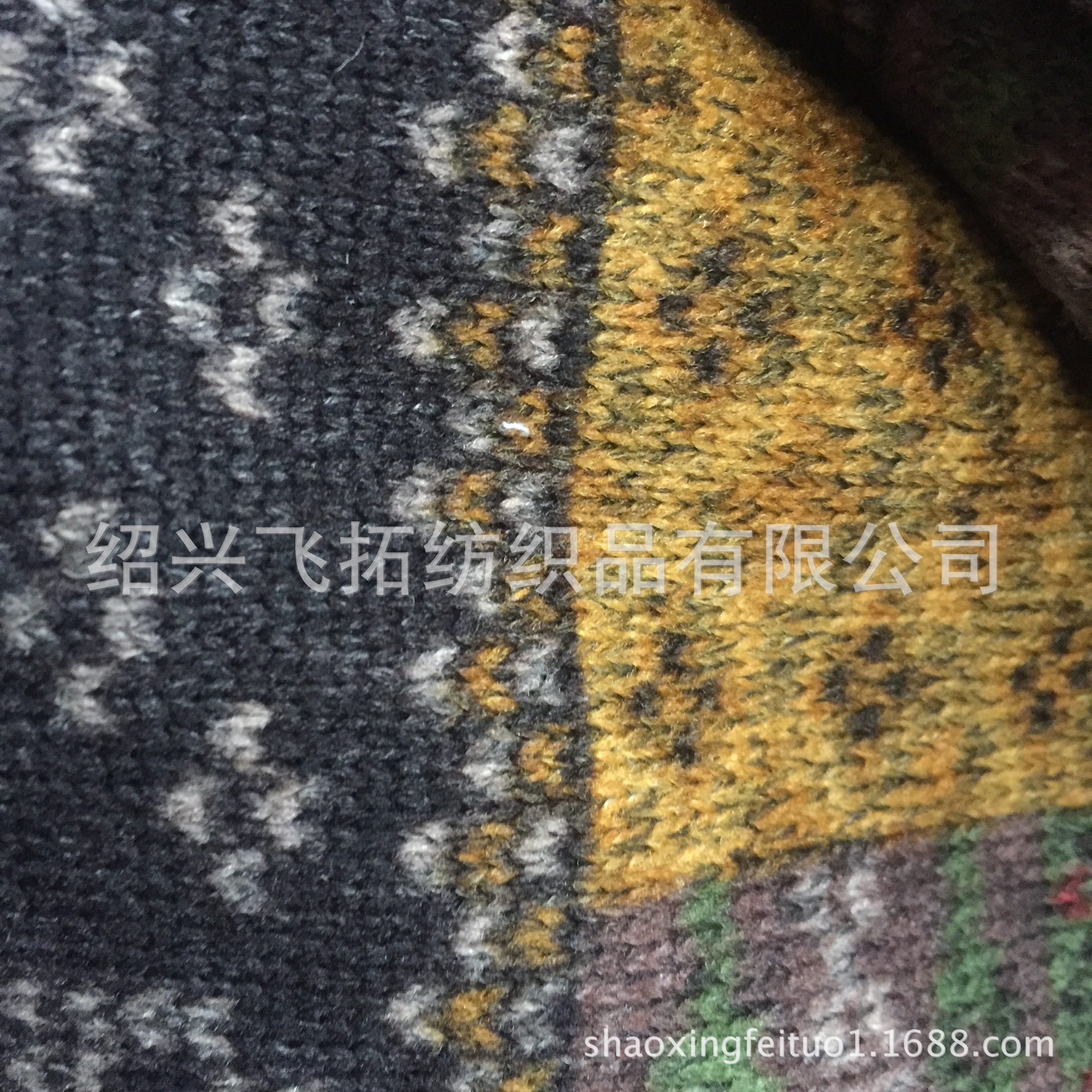 厂家直销针织粗针黑白丝阳离子单面绒 北极绒印花布