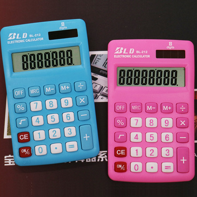 factory Direct selling Calculator Cartoon originality Mini 8 computer colour student BL-210 customized logo