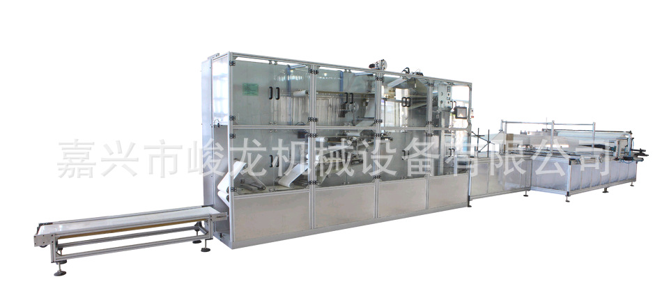 1JL-Z(1000)全自动纸覆膜-无纺布手术洞巾、床单折叠机高效