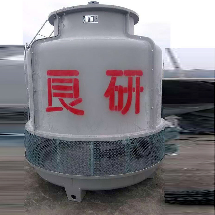 东莞良研厂家供应批发30吨玻璃钢冷却塔逆流圆形散热水塔低噪