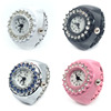 New ring quartz watches without digital finger watch Students watch personality trend, creative ring watch fashion gift