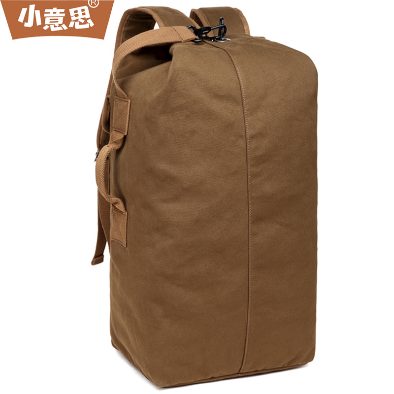 新款大容量双肩包背包男士帆布包户外旅游包跨境货源厂家批发|ru