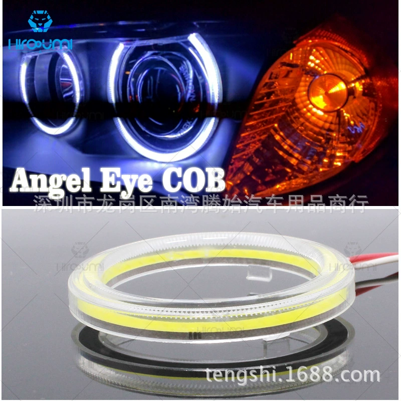 100 мм оптовая автомобильная LED ангельское глазное освещение, COB ангельское зрение ангельское отверстие ангельский глаз свет