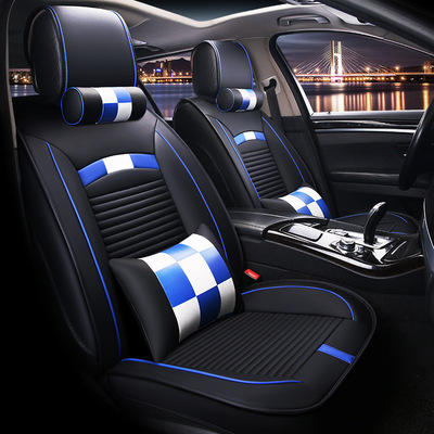 2019新款透气3D全包围汽车坐垫免拆卸丹尼皮垫套厂家批发一件代发