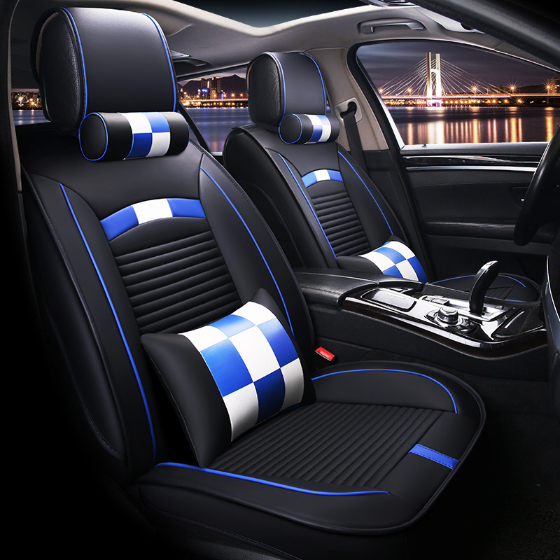 2019新款透气3D全包围汽车坐垫免拆卸丹尼皮垫套厂家批发一件代发