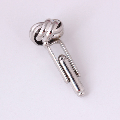 New Hot Selling Men's Elegant Style Cable French Collar Pin Pattern Cufflinks Manufacturer Accessory Wholesale