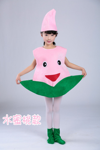 Halloween pumpkin costume fruit costume children's kindergarten performance costume environmental protection costume fashion show performance costume